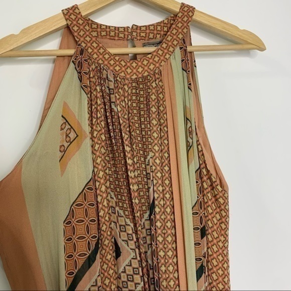 Anthropologie Nikita Mhaisalkar Abstract Halter Maxi Dress - Picture 3 of 13